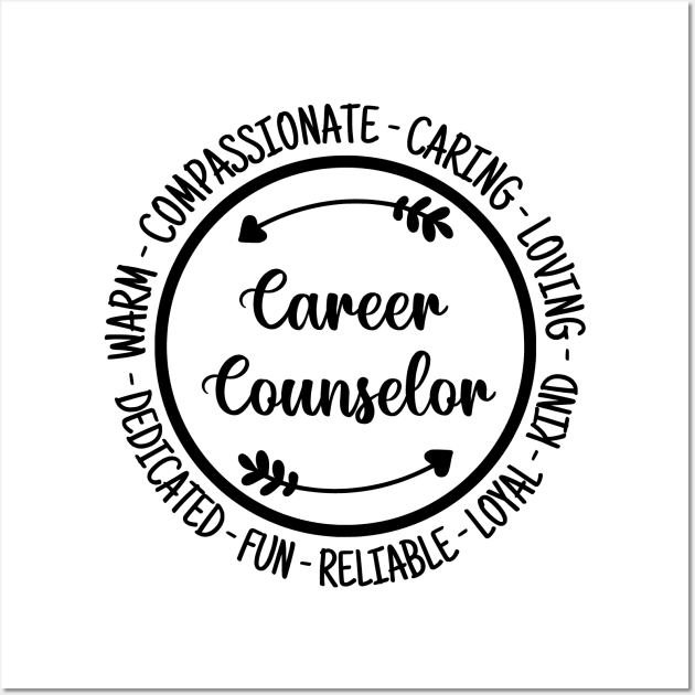 Career Counselor School Guidance Gift Wall Art by HeroGifts